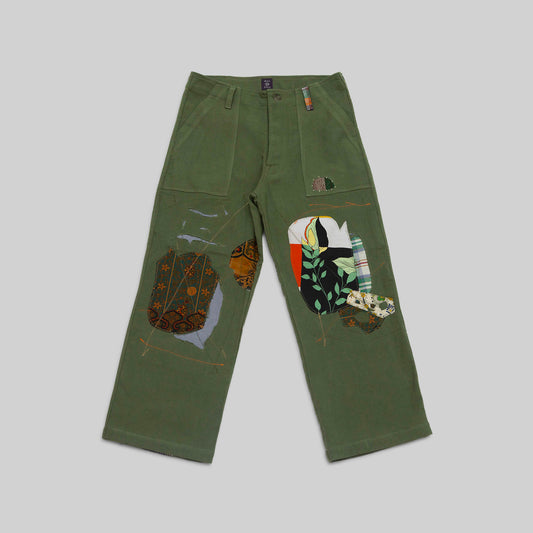 Handwoven Patched Pants
