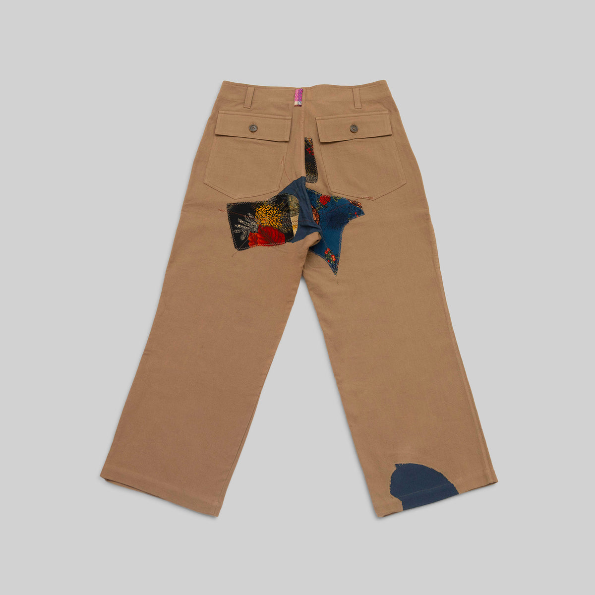 Handwoven Patched Pants