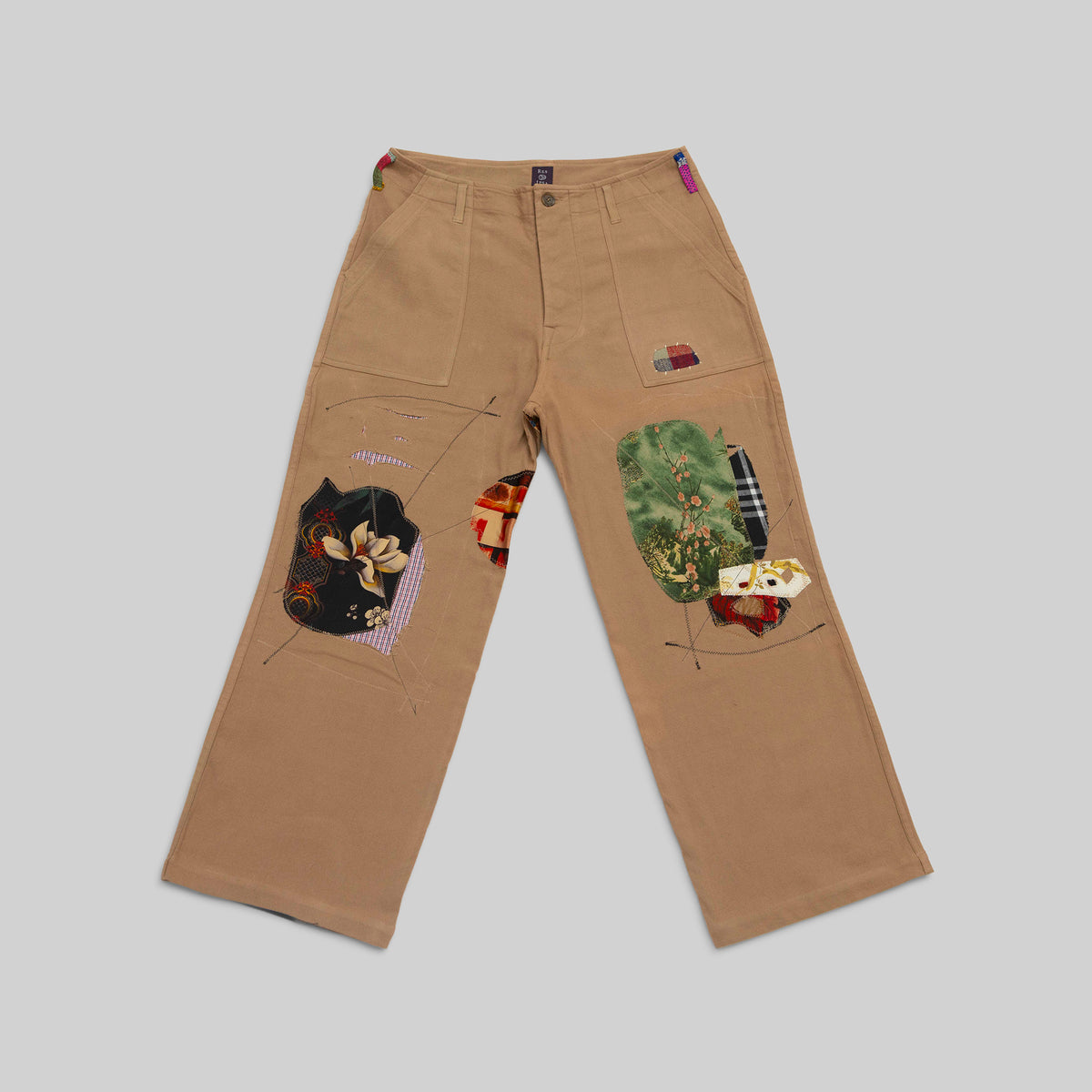 Handwoven Patched Pants