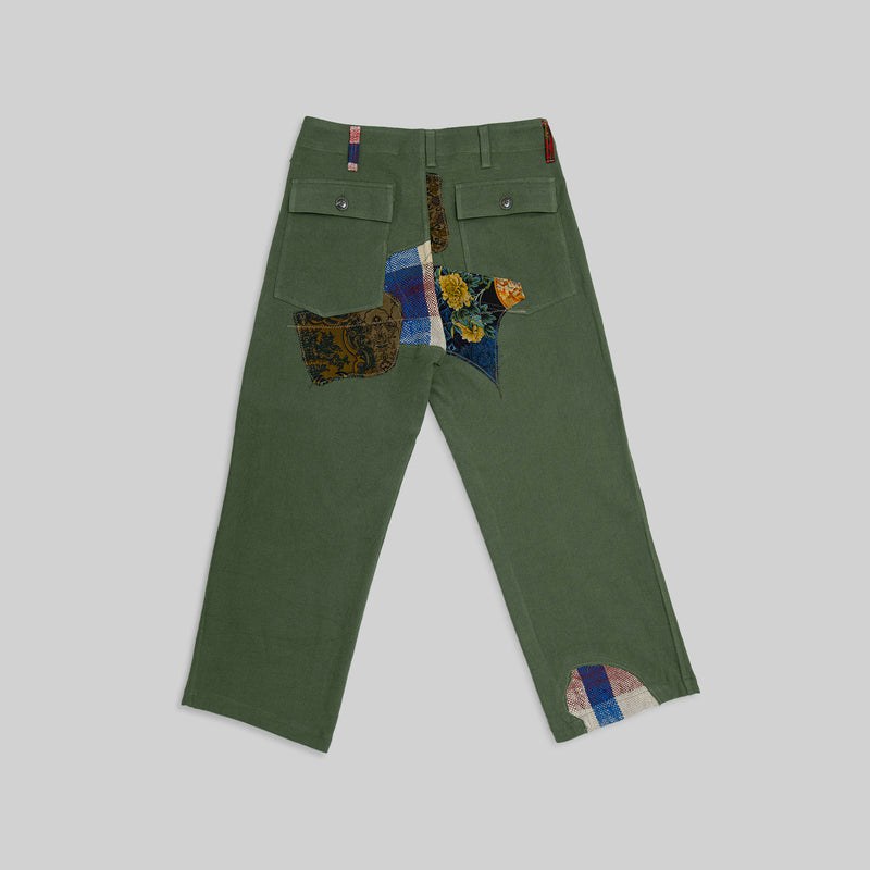 Handwoven Patched Pants