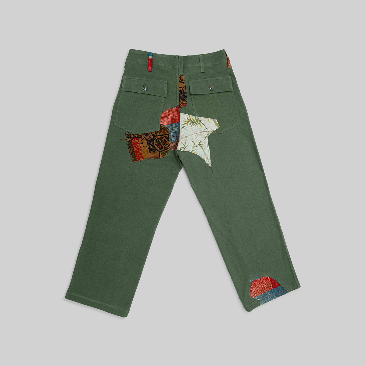 Handwoven Patched Pants