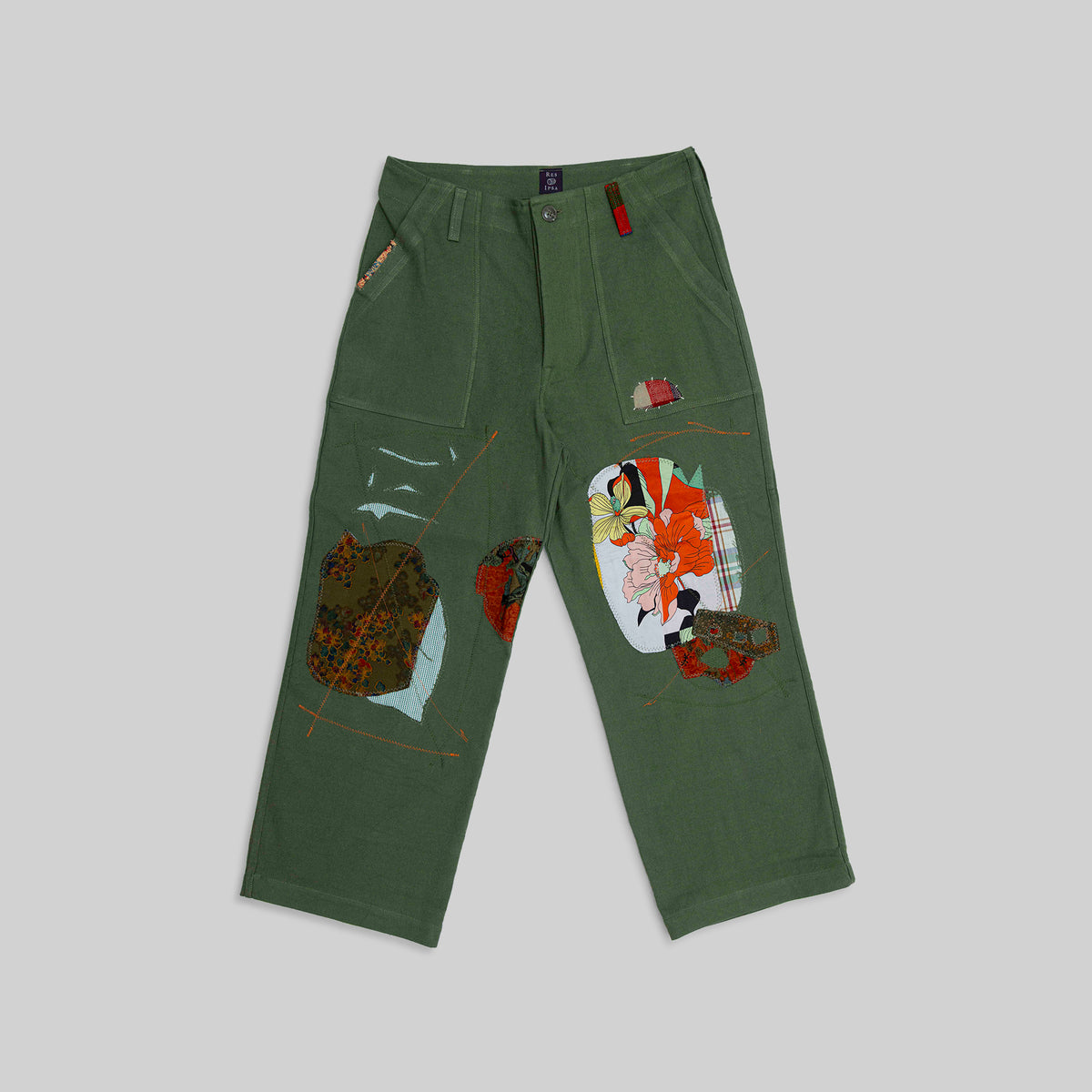 Handwoven Patched Pants