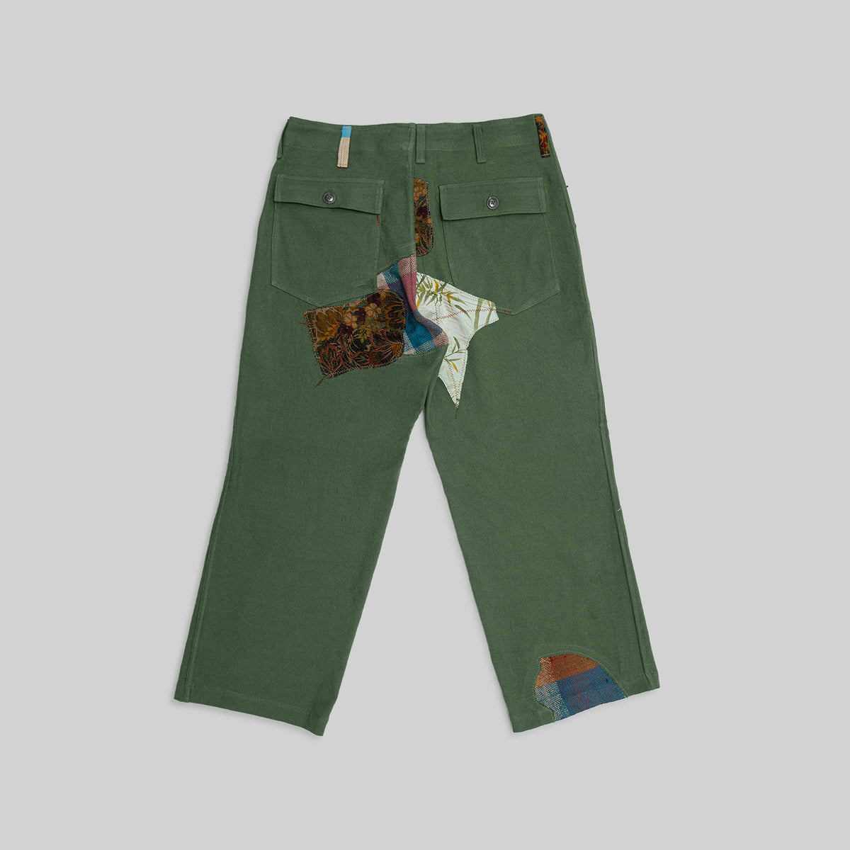 Handwoven Patched Pants