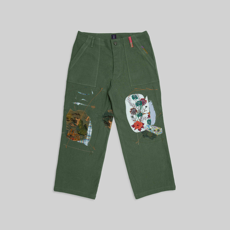 Handwoven Patched Pants