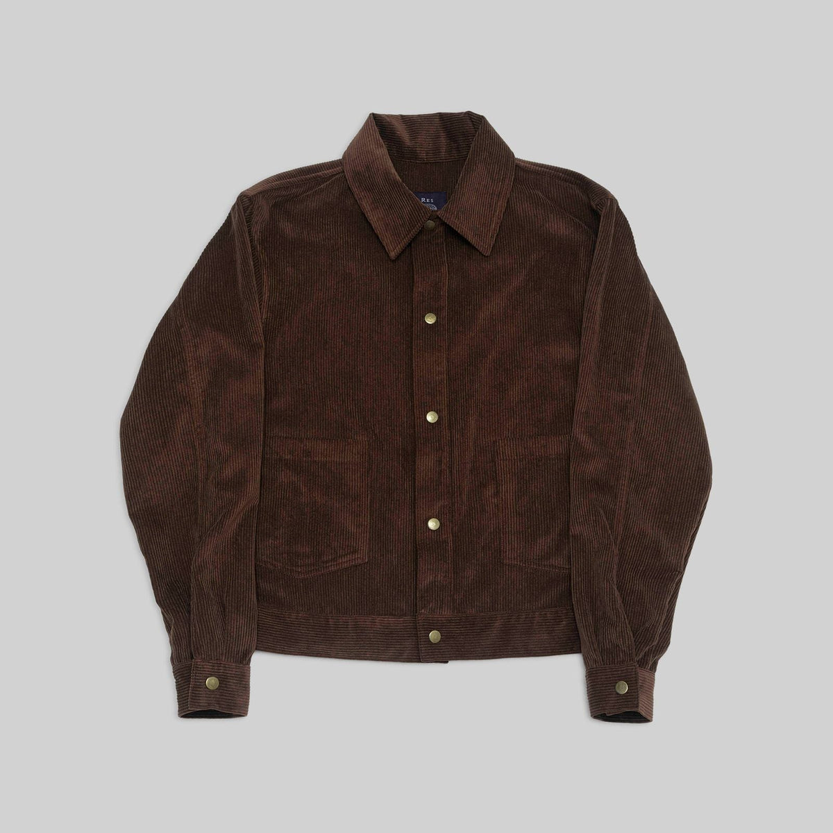 Embroidered Corduroy Don't Be a Little Bitch Jacket Camel - RES IPSA