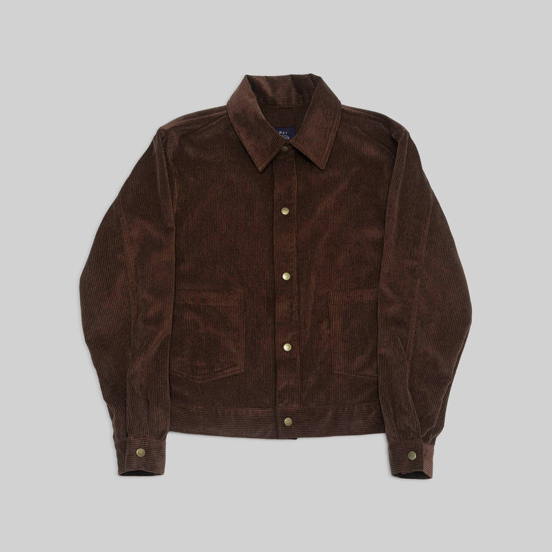 Embroidered Corduroy Don't Be a Little Bitch Jacket Camel - RES IPSA
