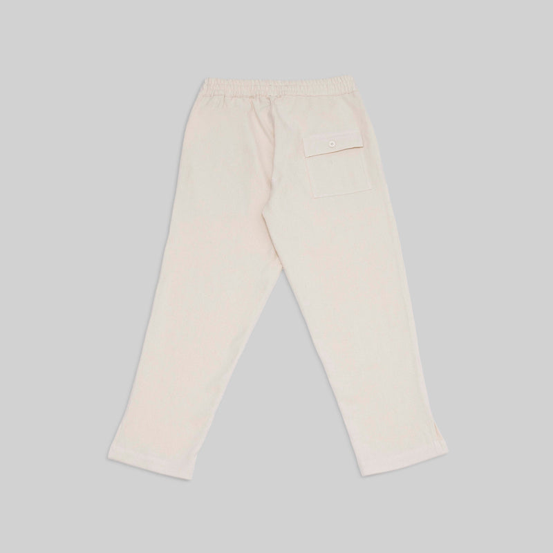 Handwoven Ecru Pants - RES IPSA