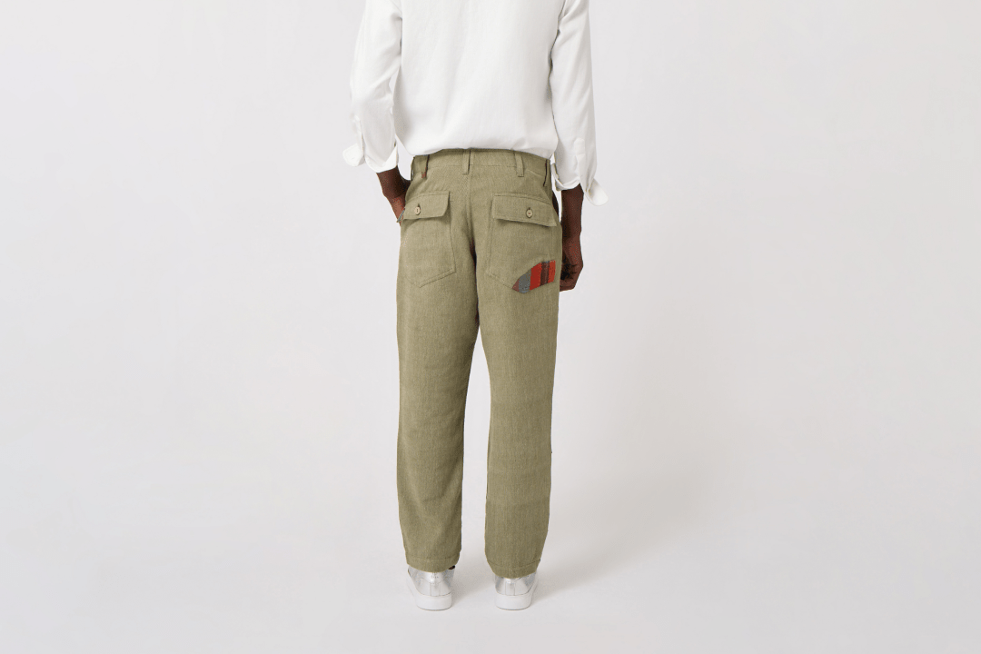 Handwoven Patched Pants - RES IPSA