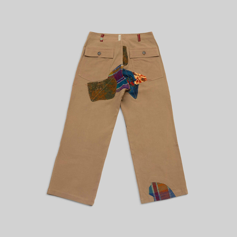 Handwoven Patched Pants - RES IPSA