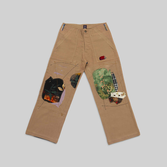 Handwoven Patched Pants - RES IPSA