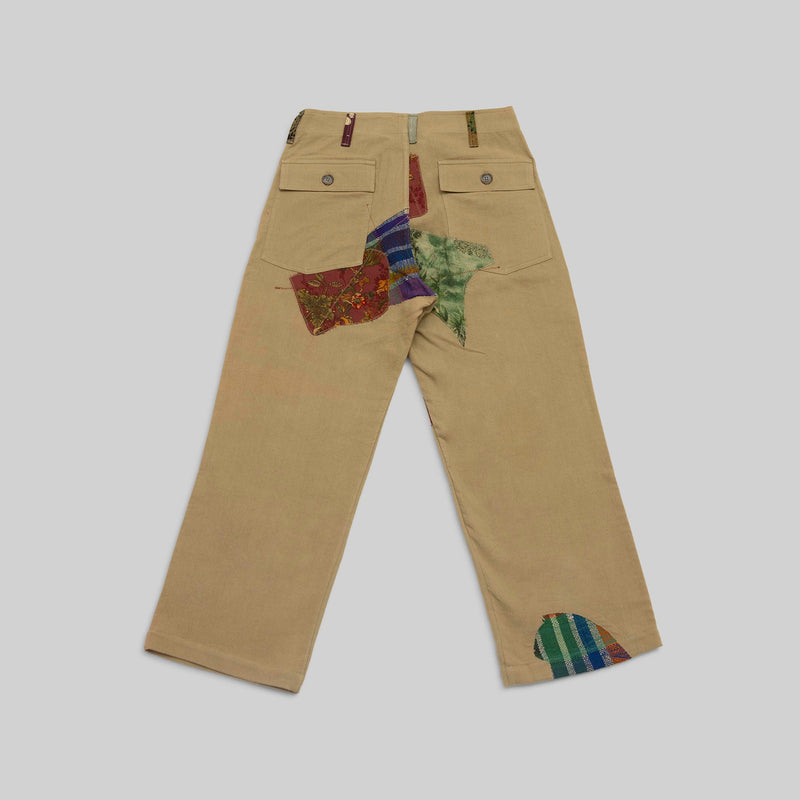 Handwoven Patched Pants - RES IPSA