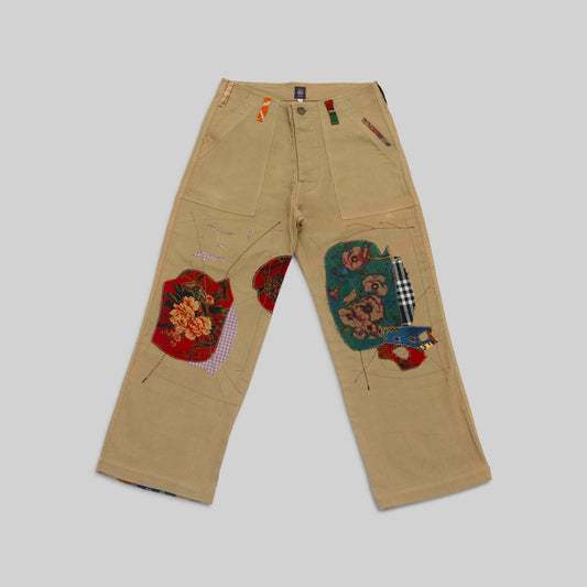 Handwoven Patched Pants - RES IPSA