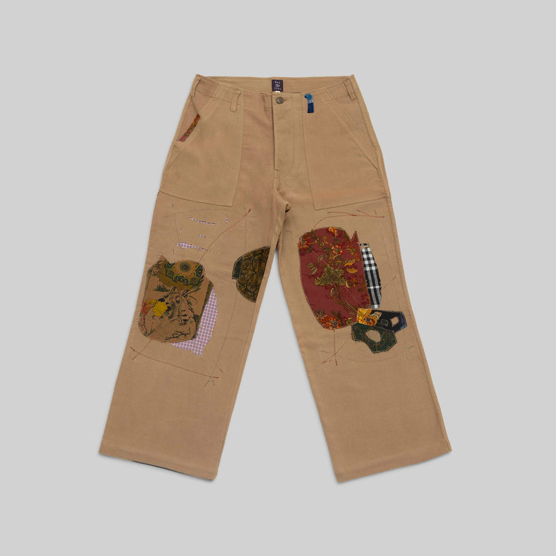 Handwoven Patched Pants - RES IPSA