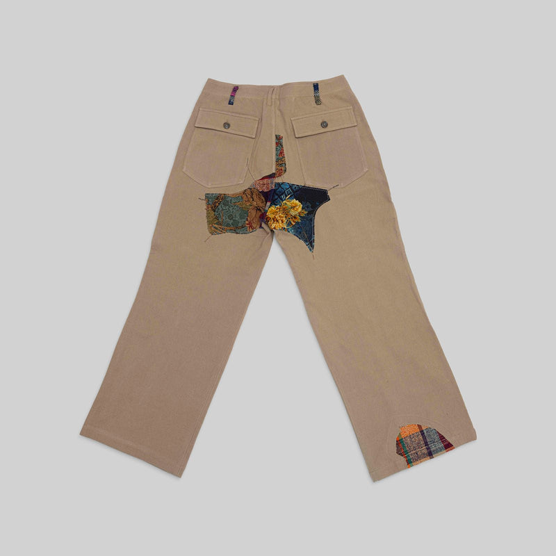Handwoven Patched Pants - RES IPSA