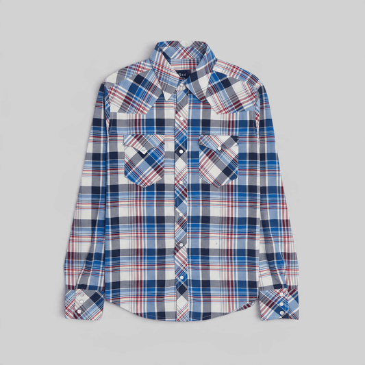 Handwoven Plaid Western Shirt - RES IPSA