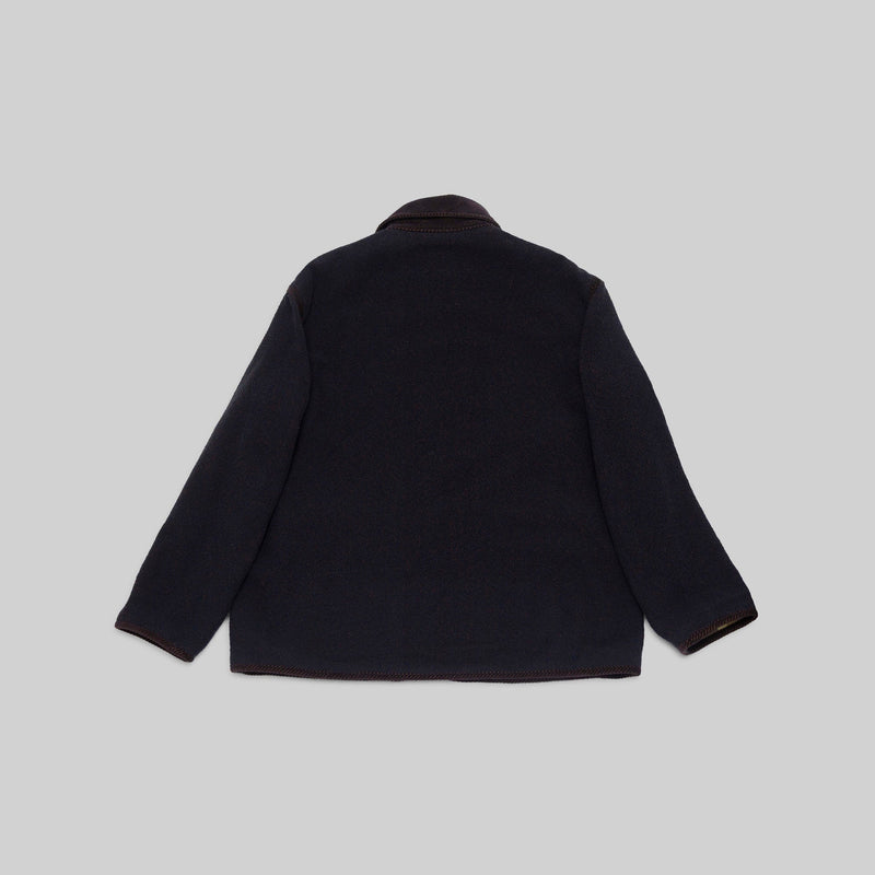 Handwoven Reversible Jacket with Corduroy Trim - RES IPSA