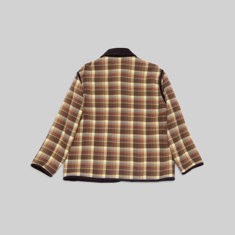 Handwoven Reversible Jacket with Corduroy Trim - RES IPSA