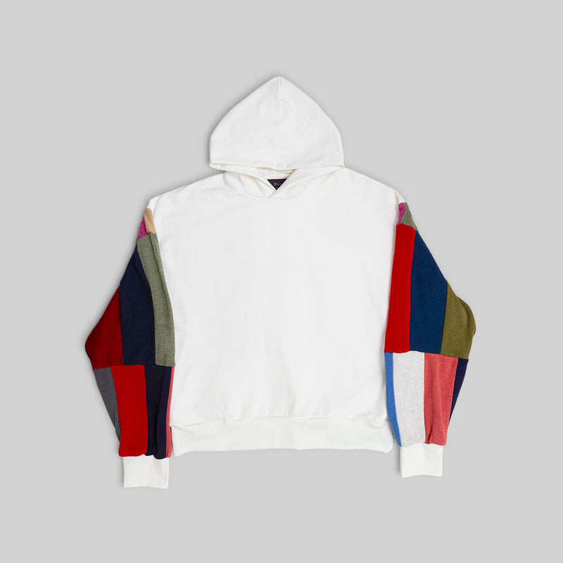 Hoodie with Vintage Knit Sleeves - RES IPSA