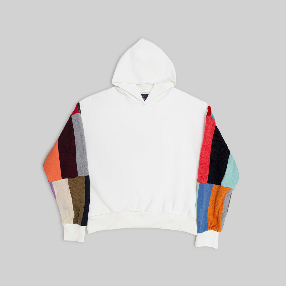 Hoodie with Vintage Knit Sleeves - RES IPSA