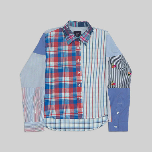 Patchwork Cropped Shirt - RES IPSA