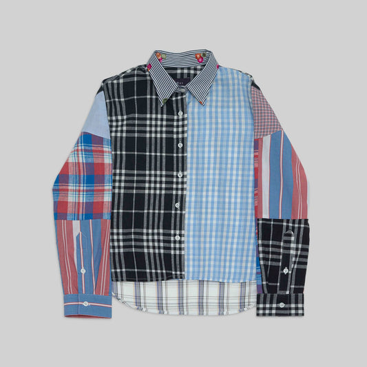 Patchwork Cropped Shirt - RES IPSA