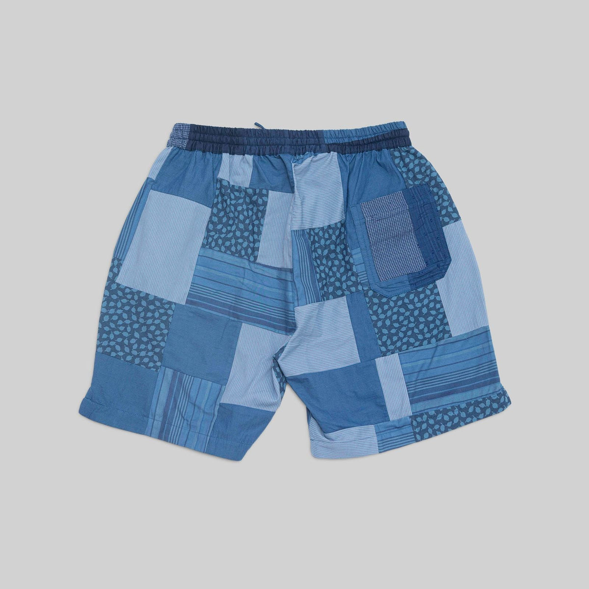 Patchwork Indigo Shorts - RES IPSA
