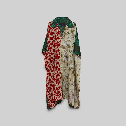 Silk Open Collar Kaftan - RES IPSA