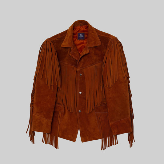 Suede Fringed Jacket - RES IPSA