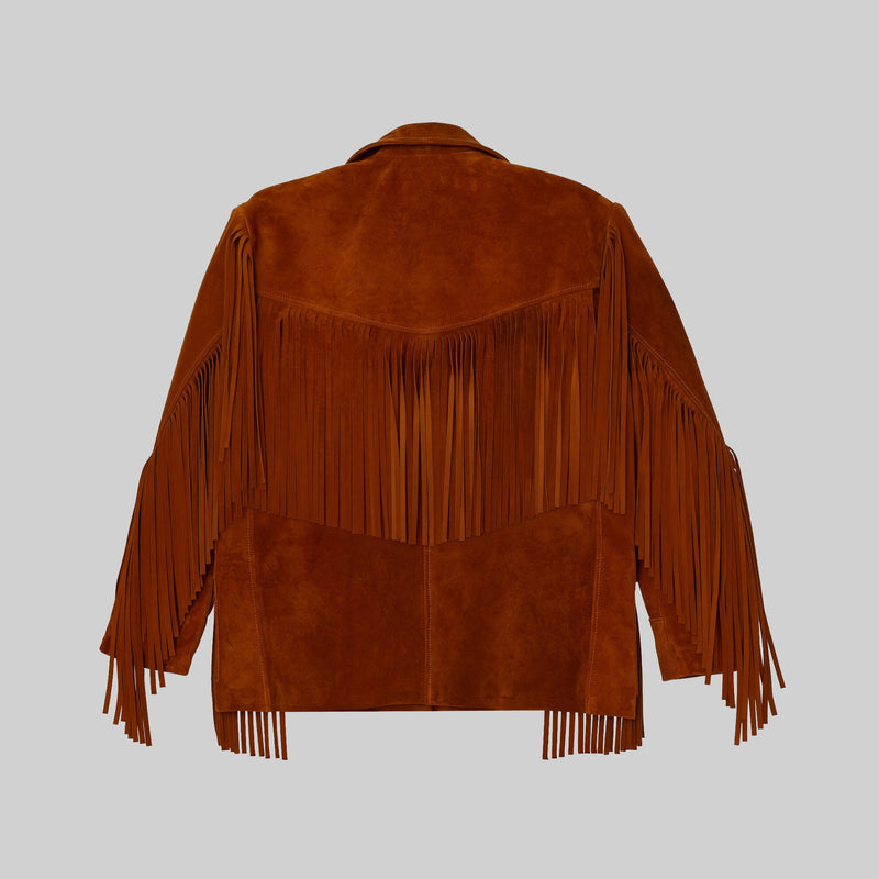 Suede Fringed Jacket - RES IPSA
