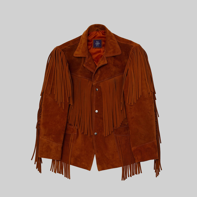 Suede Fringed Jacket - RES IPSA