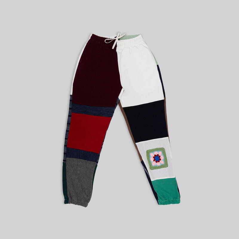 Vintage Knit Patchwork Pants - RES IPSA