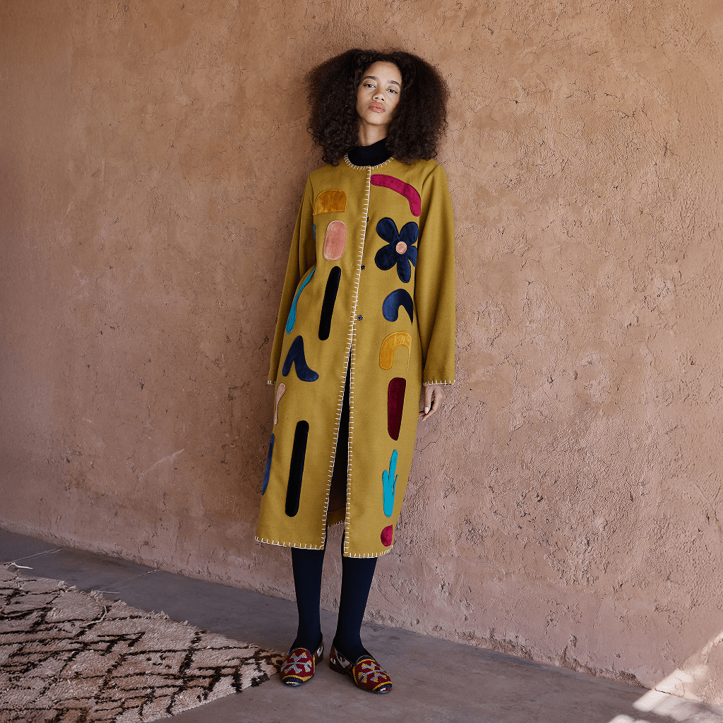Wool Appliqué Coat - RES IPSA
