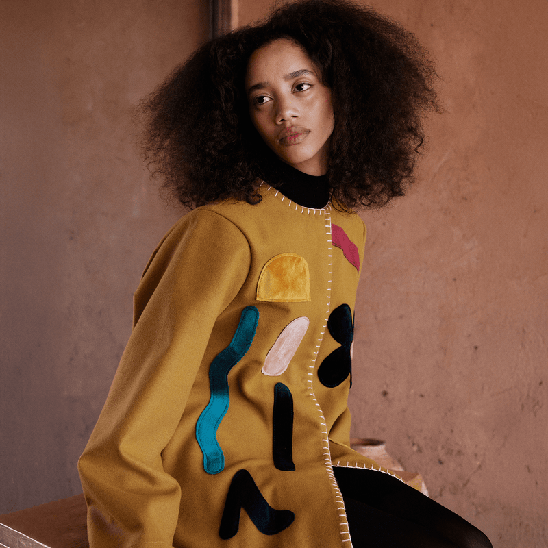 Wool Appliqué Coat - RES IPSA