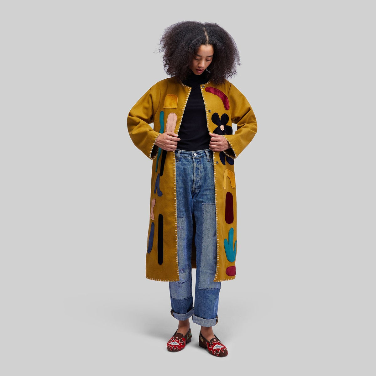Wool Appliqué Coat - RES IPSA