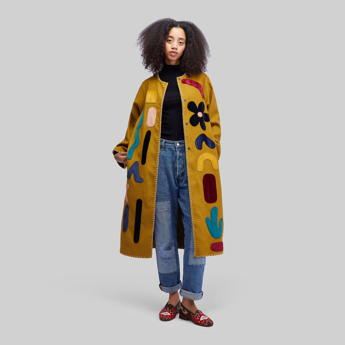 Wool Appliqué Coat - RES IPSA