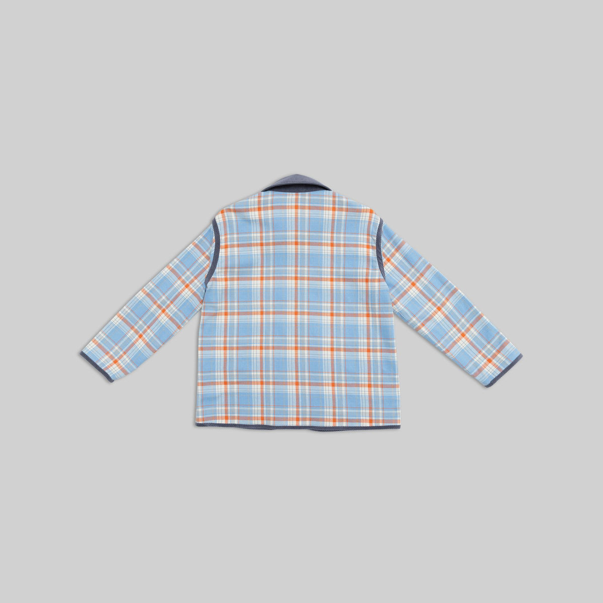 Handwoven Reversible Jacket with Corduroy Trim
