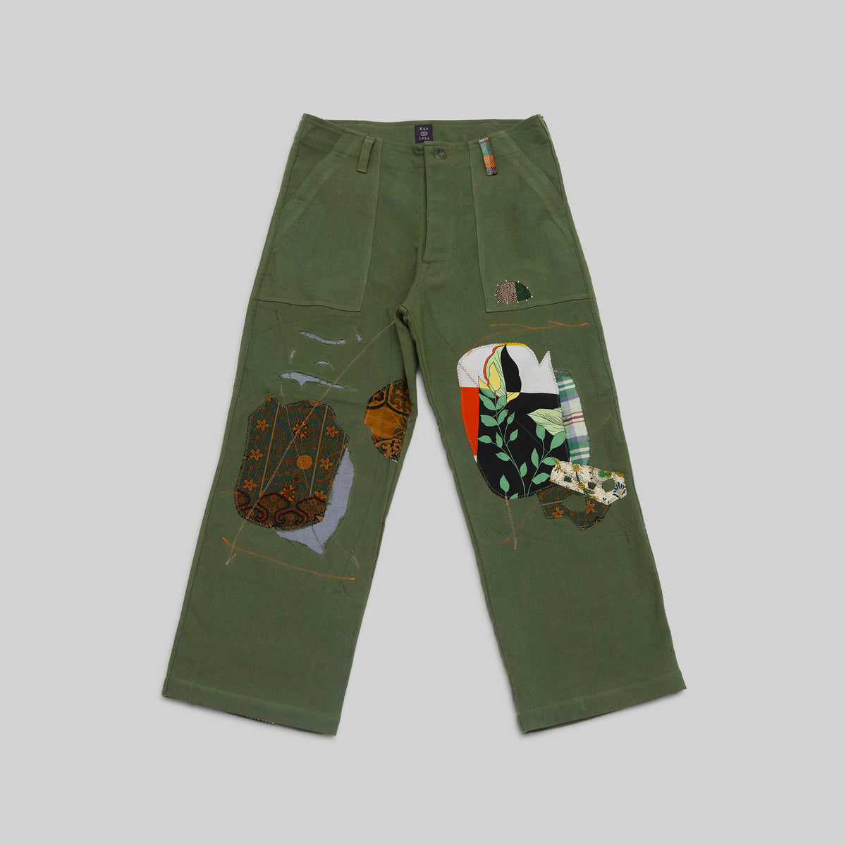 Handwoven Patched Pants