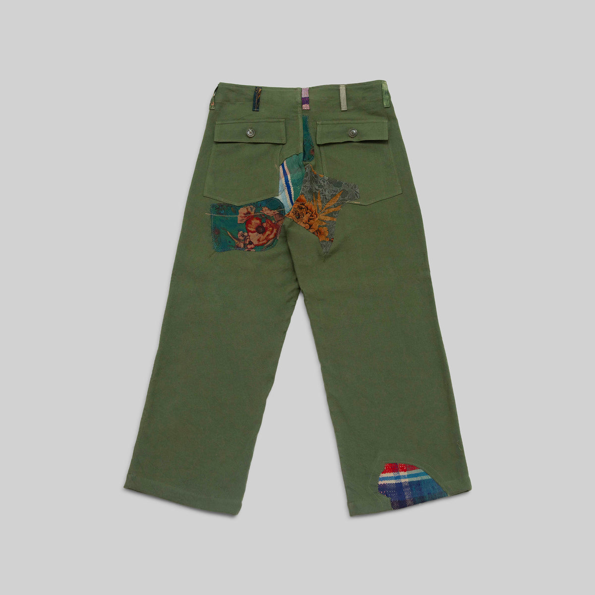 Handwoven Patched Pants