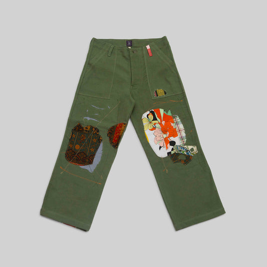 Handwoven Patched Pants