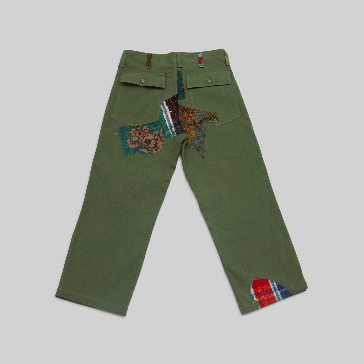Handwoven Patched Pants