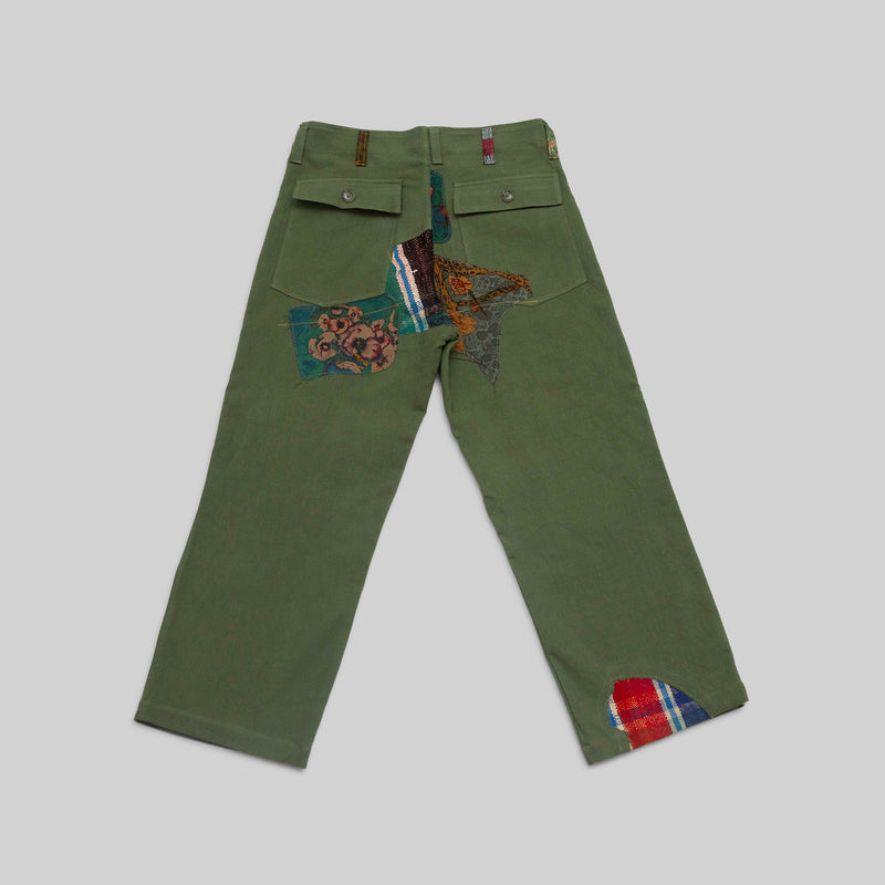 Handwoven Patched Pants