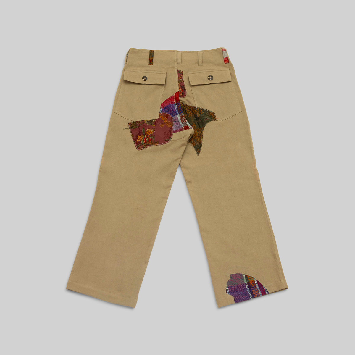 Handwoven Patched Pants