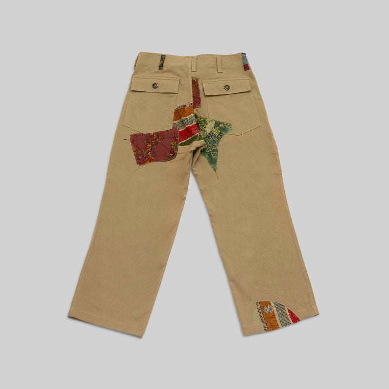 Handwoven Patched Pants