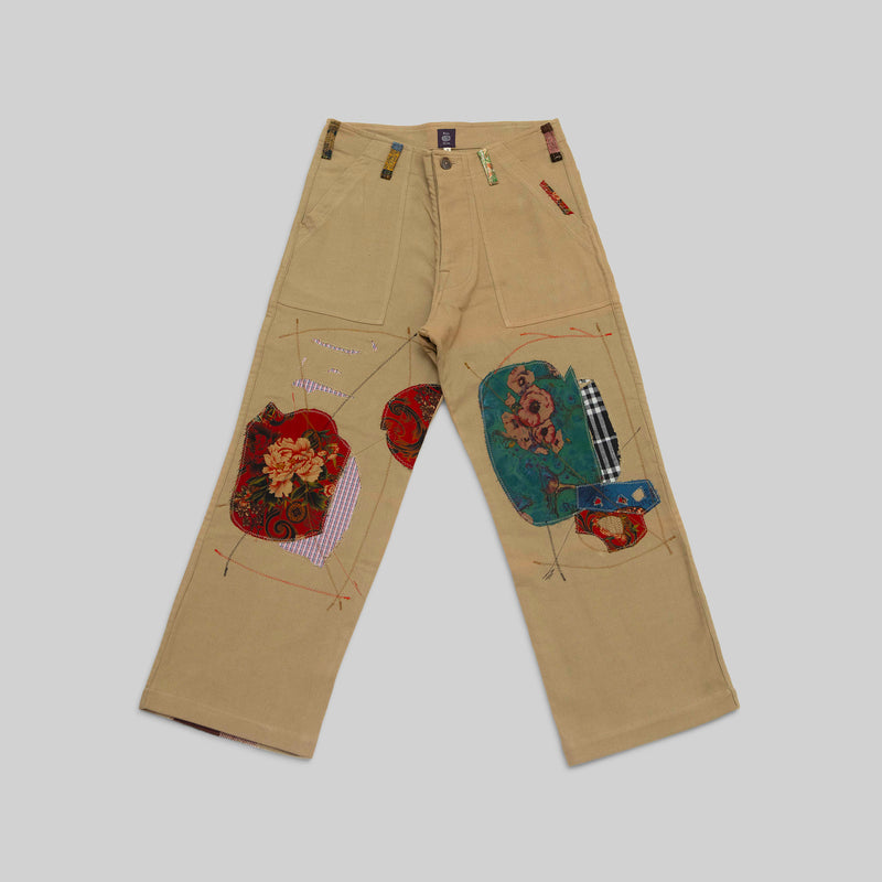 Handwoven Patched Pants