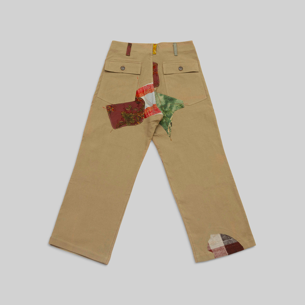 Handwoven Patched Pants