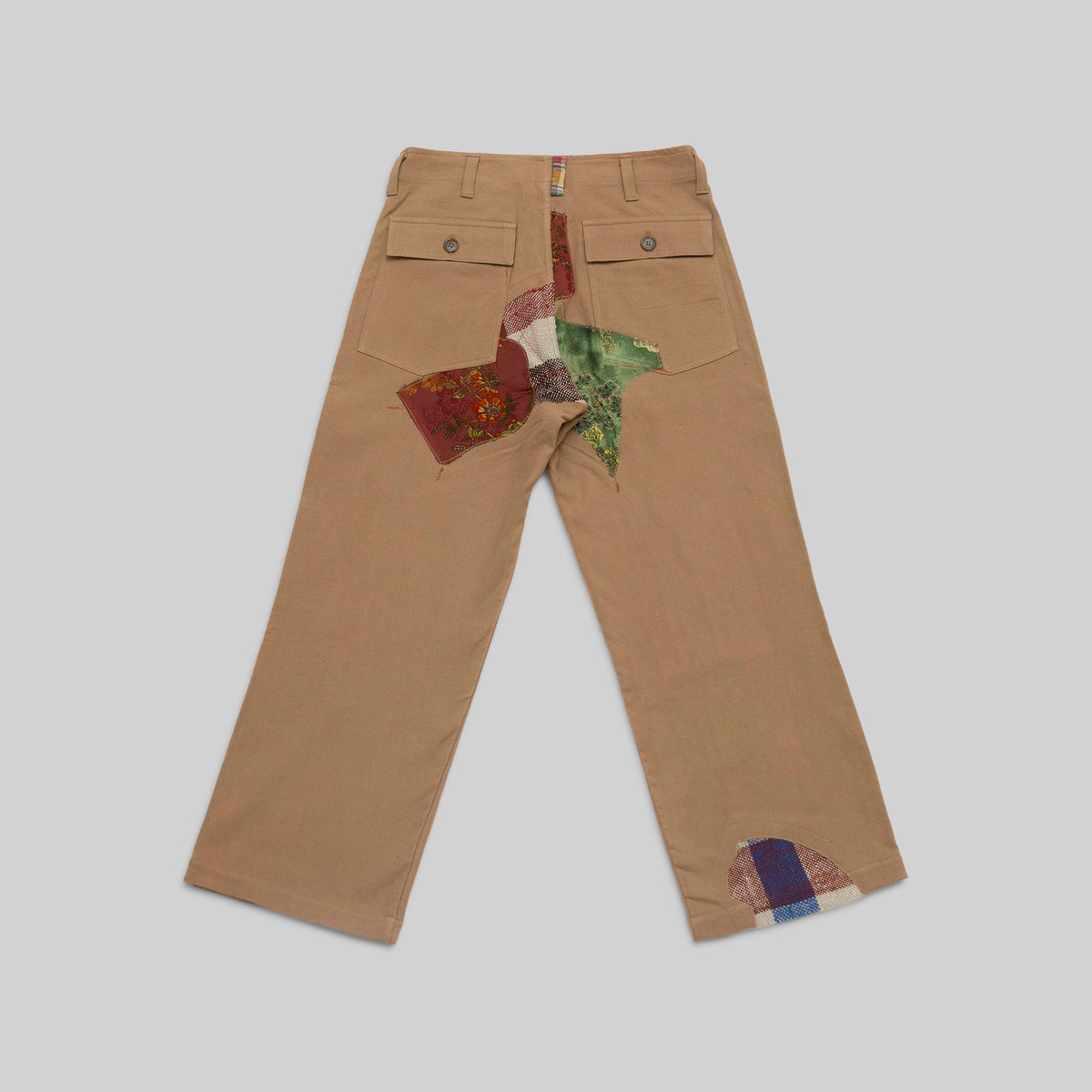 Handwoven Patched Pants
