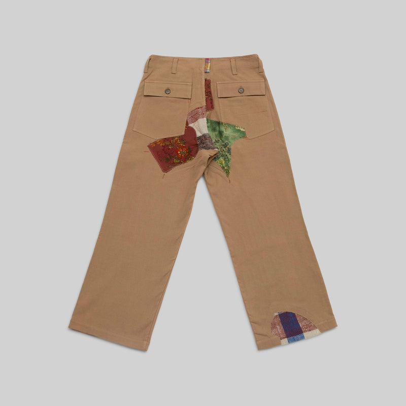 Handwoven Patched Pants