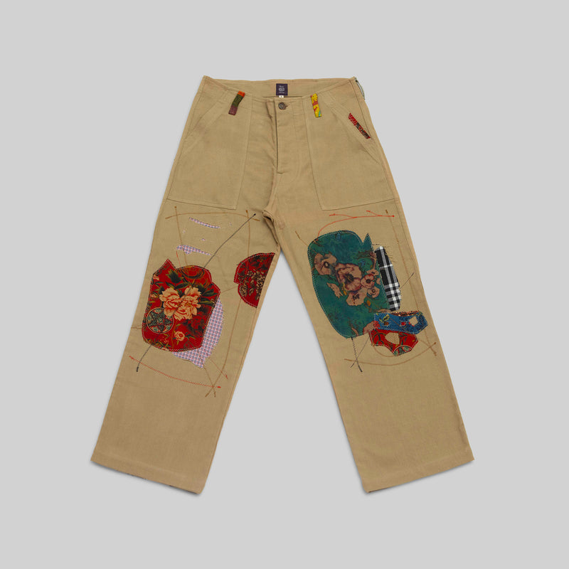 Handwoven Patched Pants