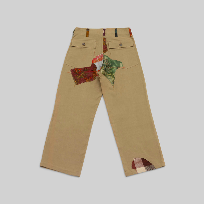 Handwoven Patched Pants