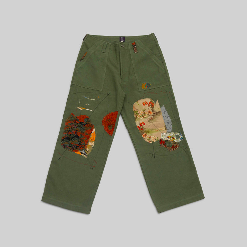 Handwoven Patched Pants